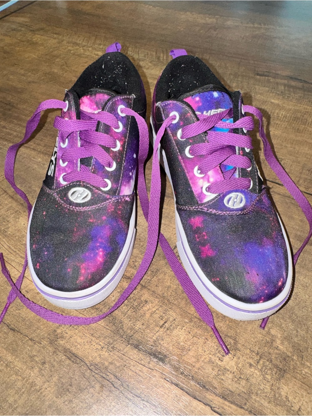 Heelys Pro 20 Prints Galaxy Skate Shoes Purple Black Youth 4 Womens 5